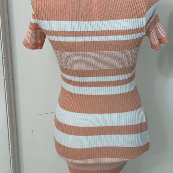 LOVE REPUBLIC PINK/WHITE DRESS NWOT - Picture 5 of 8